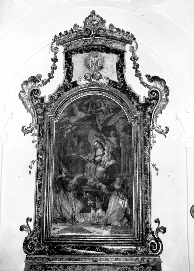 Madonna del Rosario - Chiesa di San Filippo, Montefiore dell'Aso , Ascoli Piceno, attribuito